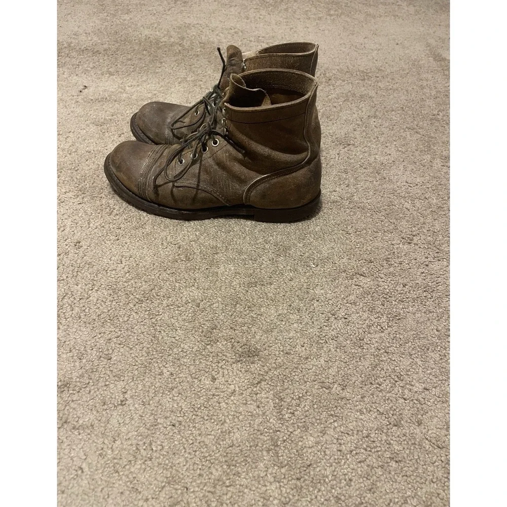 Red Wing Iron Ranger 8113 Hawthorne Muleskinner roughout boot, mens 10EE